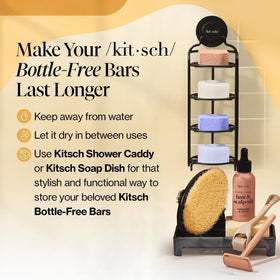 Kitsch coconut and shea butter ingredients emphasizing deep hydration
