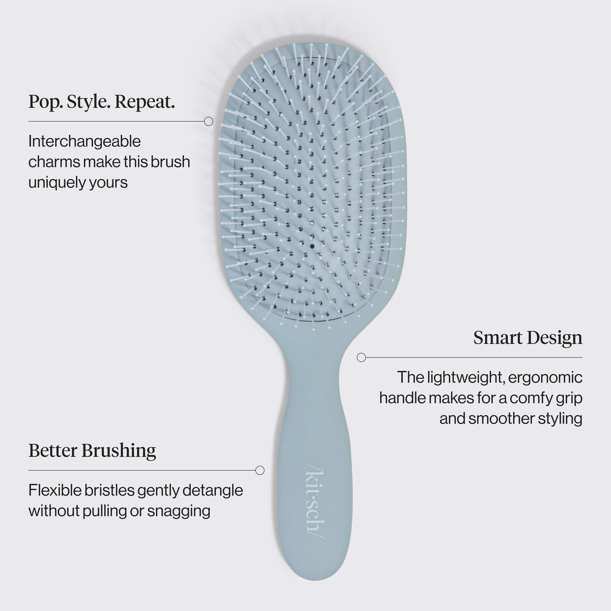 Kitsch KitschPop handle gripped in hand for ergonomic control and lightweight use