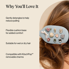 Kitsch KitschPop smoothing long hair to reduce breakage and speed styling