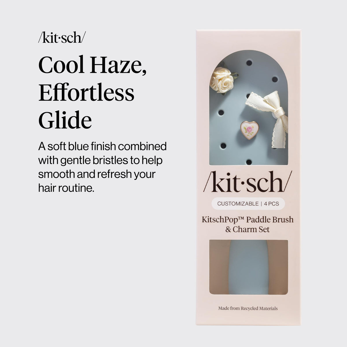 Kitsch KitschPop back cushion base visible to reduce brushing tension and comfort