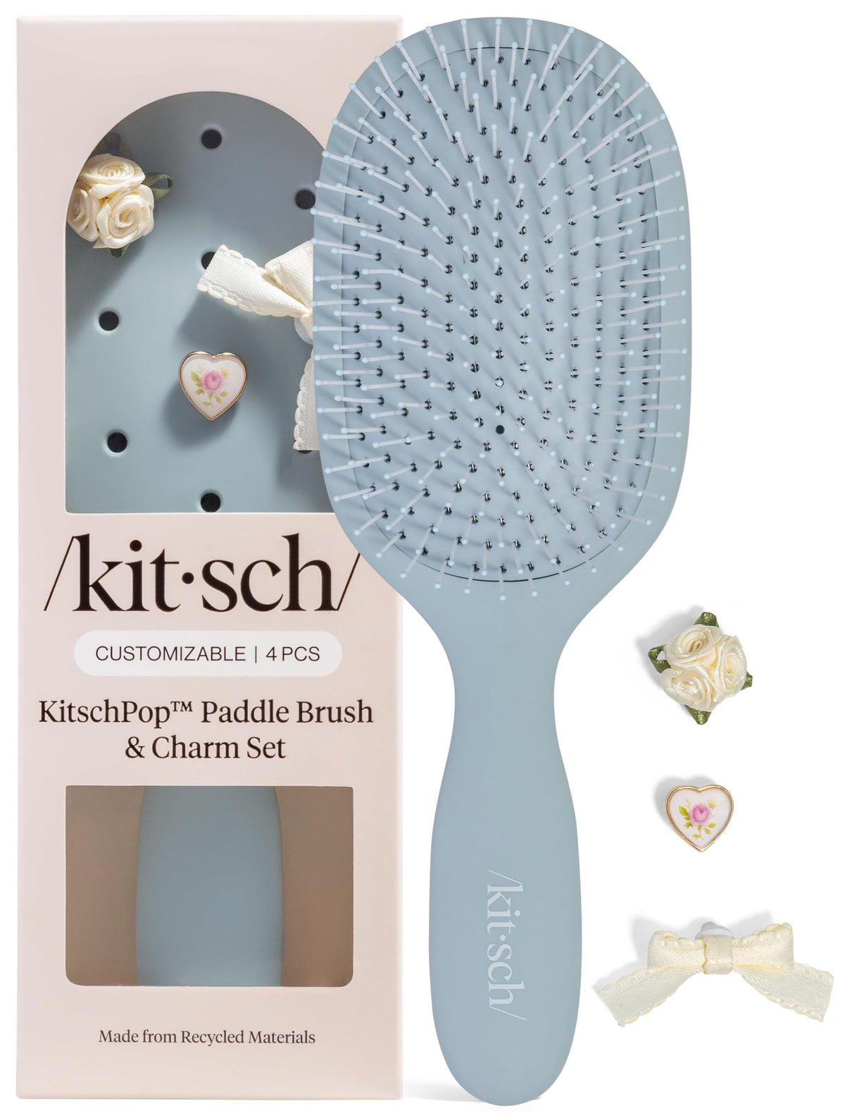 Kitsch KitschPop front view showing haze blue paddle and sleek shape with ease
