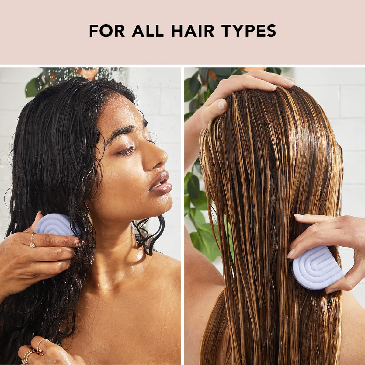 Kitsch label detail highlighting biotin and clean ingredients benefits