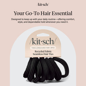 Kitsch product label showing recycled materials for eco-friendly styling
