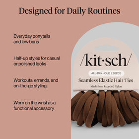 Kitsch product label highlighting sustainable materials and eco benefit