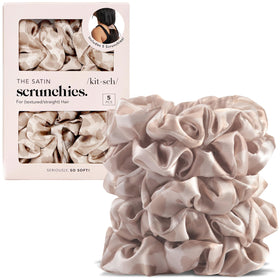 Kitsch front packaging showing leopard scrunchies and bold pattern benefit