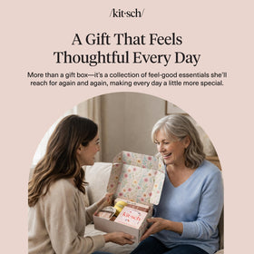 Kitsch full bathroom display illustrating ready-to-gift presentation
