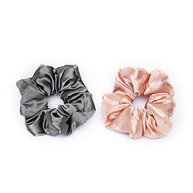 Kitsch scrunchie with casual outfit, adds subtle style and function