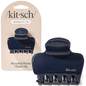 Kitsch medium clip front view showing Blue Orchid color and neat finish, stylish and durable