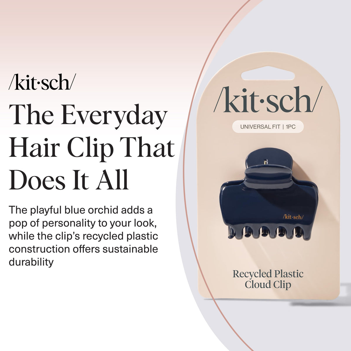 Kitsch medium clip profile emphasizing shape and ergonomic curve for comfortable hold