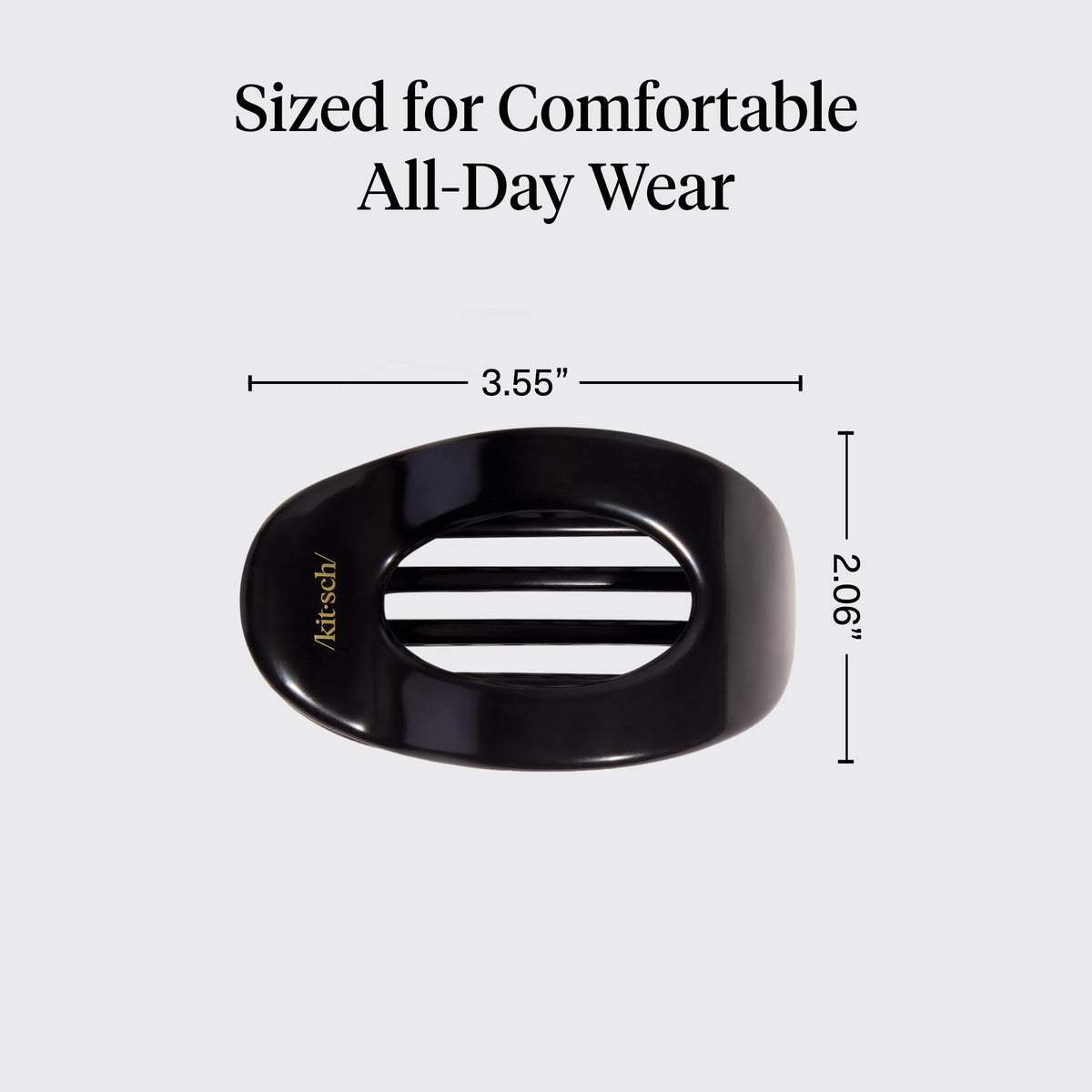 Kitsch clip in hand showing medium scale and easy portability for travel