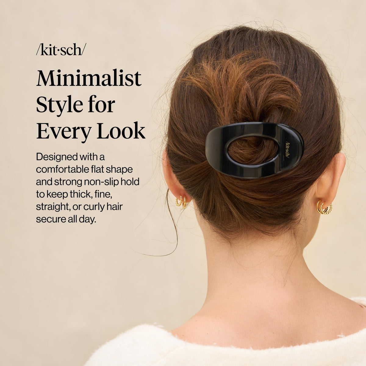 Kitsch side profile highlighting thin silhouette for comfortable, low-profile wear