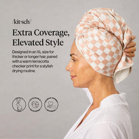 Kitsch microfiber texture close-up highlighting ultra-absorbent fibers and softness