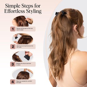 Kitsch black clip matte finish demonstrating durable everyday look