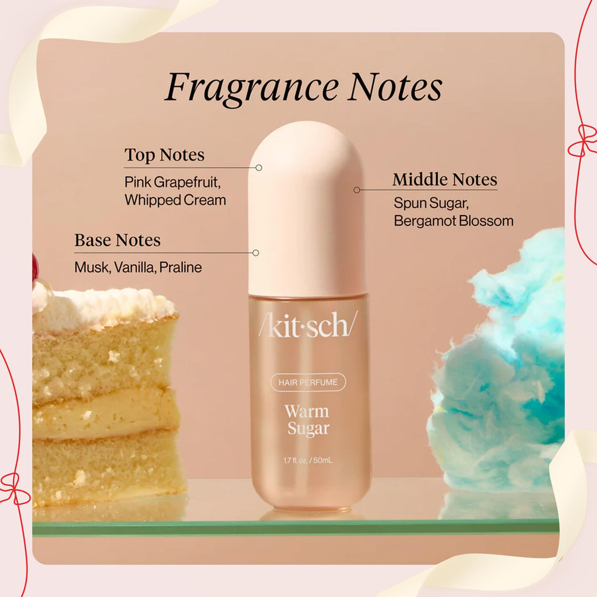 Kitsch mist applied to hair in use for instant deodorizing freshness