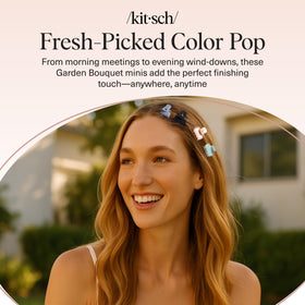 Kitsch eight clips laid flat showing color range and mix-and-match options