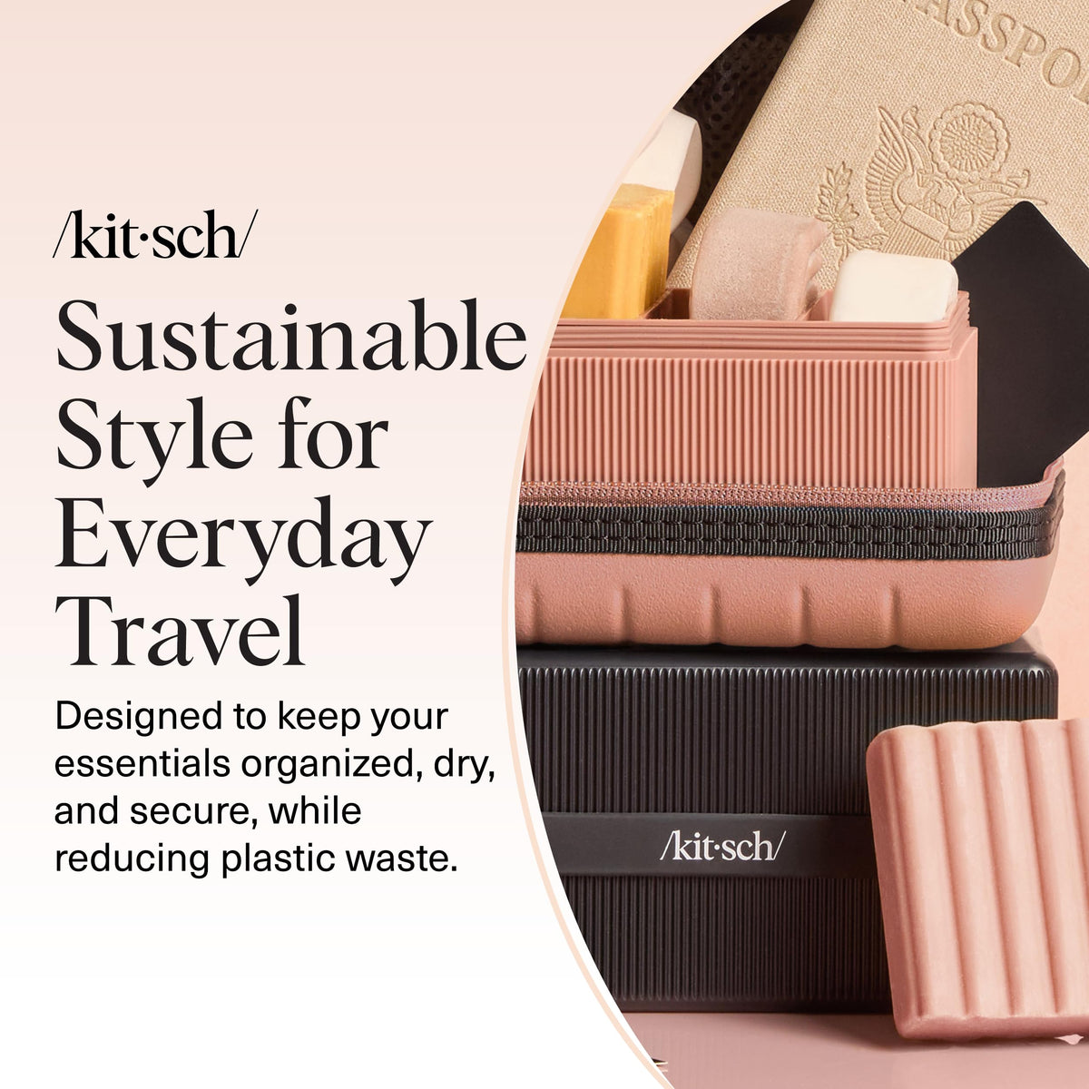 Kitsch boxed and ready as a gift showing attractive sustainable packaging