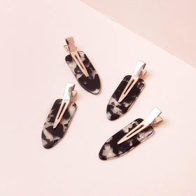 Kitsch packaging gift ready set of four clips ideal present for beauty lovers
