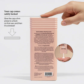 Kitsch recyclable PCR packaging label showing eco-conscious choice