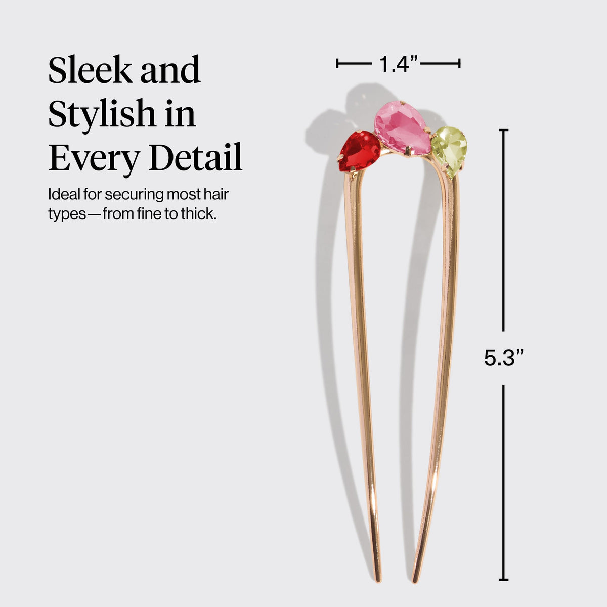 Kitsch pin in a half-up hairstyle adding refined decorative touch