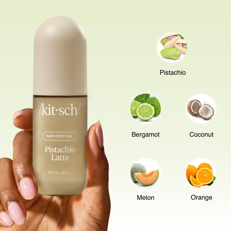 Kitsch bottle inside a beach purse highlighting on-the-go hair refresh benefits