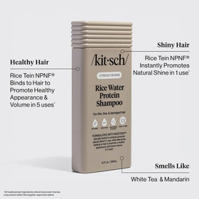Kitsch pump dispensing creamy lather to demonstrate gentle daily cleansing