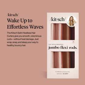 Kitsch satin texture close-up highlighting soft, friction-free cover