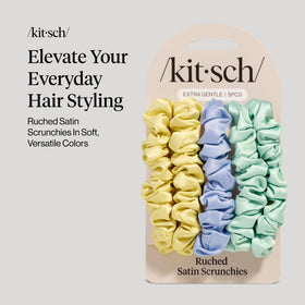 Kitsch close-up of ruched satin texture illustrating smooth fabric to reduce friction