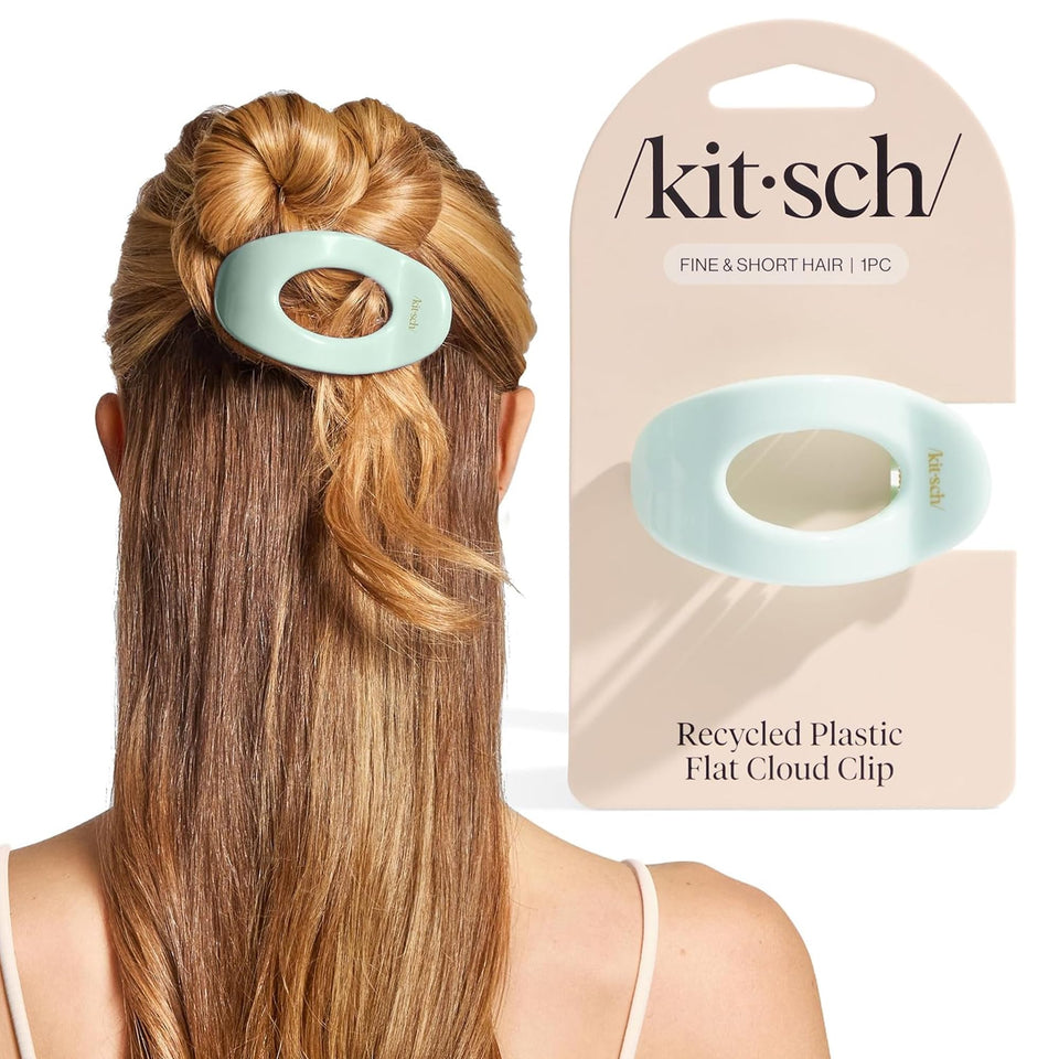 Kitsch sage leaf front view showing clean flat silhouette and secure hold