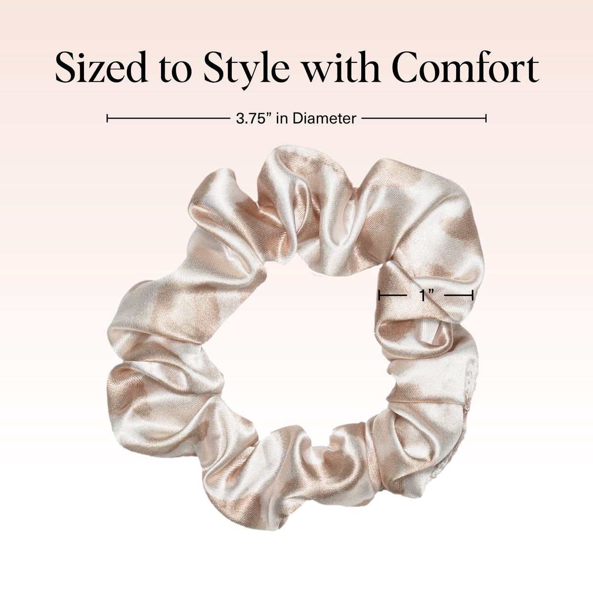 Kitsch satin close-up texture highlighting smooth sheen and low-friction fabric to reduce frizz and creases