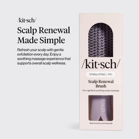 Kitsch close-up of thin flexible bristles lifting buildup for gentler exfoliation