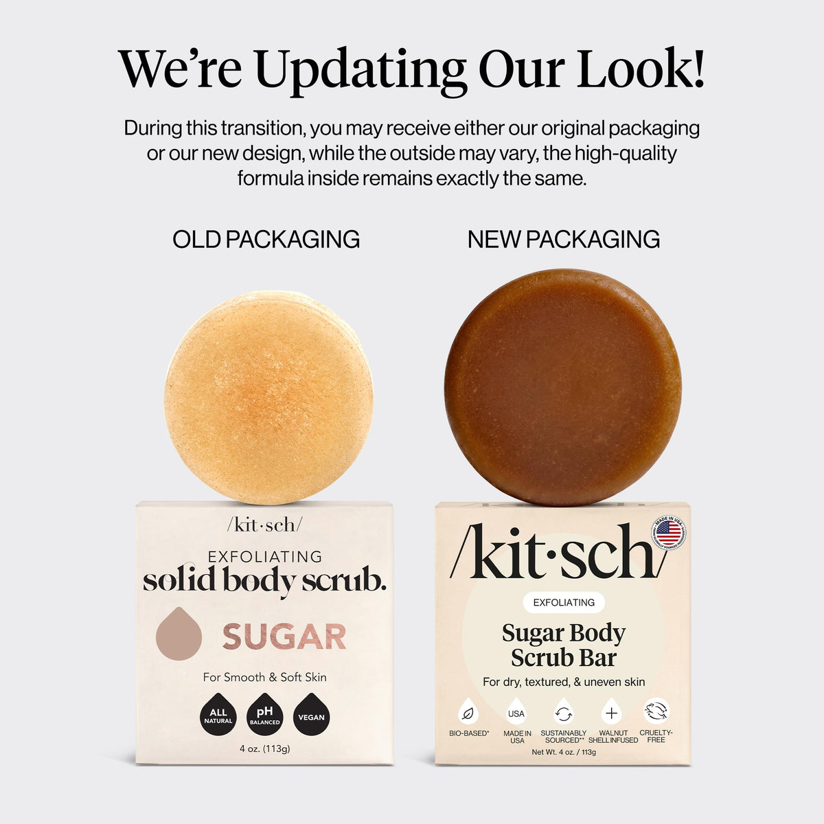 Kitsch lather in hand demonstrating creamy cleansing and hydration