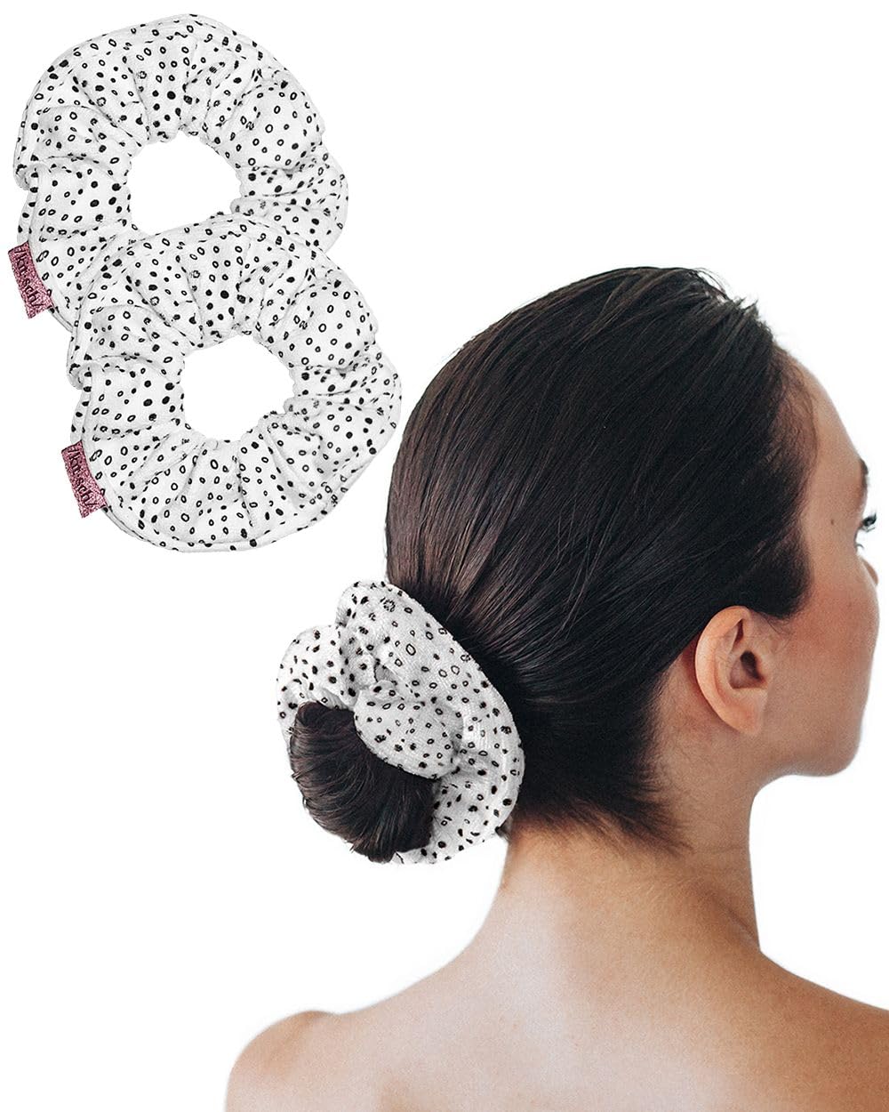 Kitsch scrunchie in washing machine demonstrating easy maintenance and durability