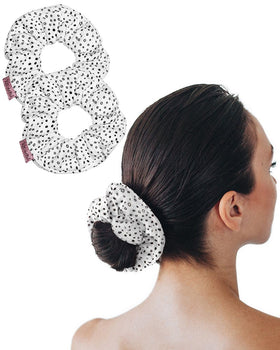 Kitsch scrunchie in washing machine demonstrating easy maintenance and durability
