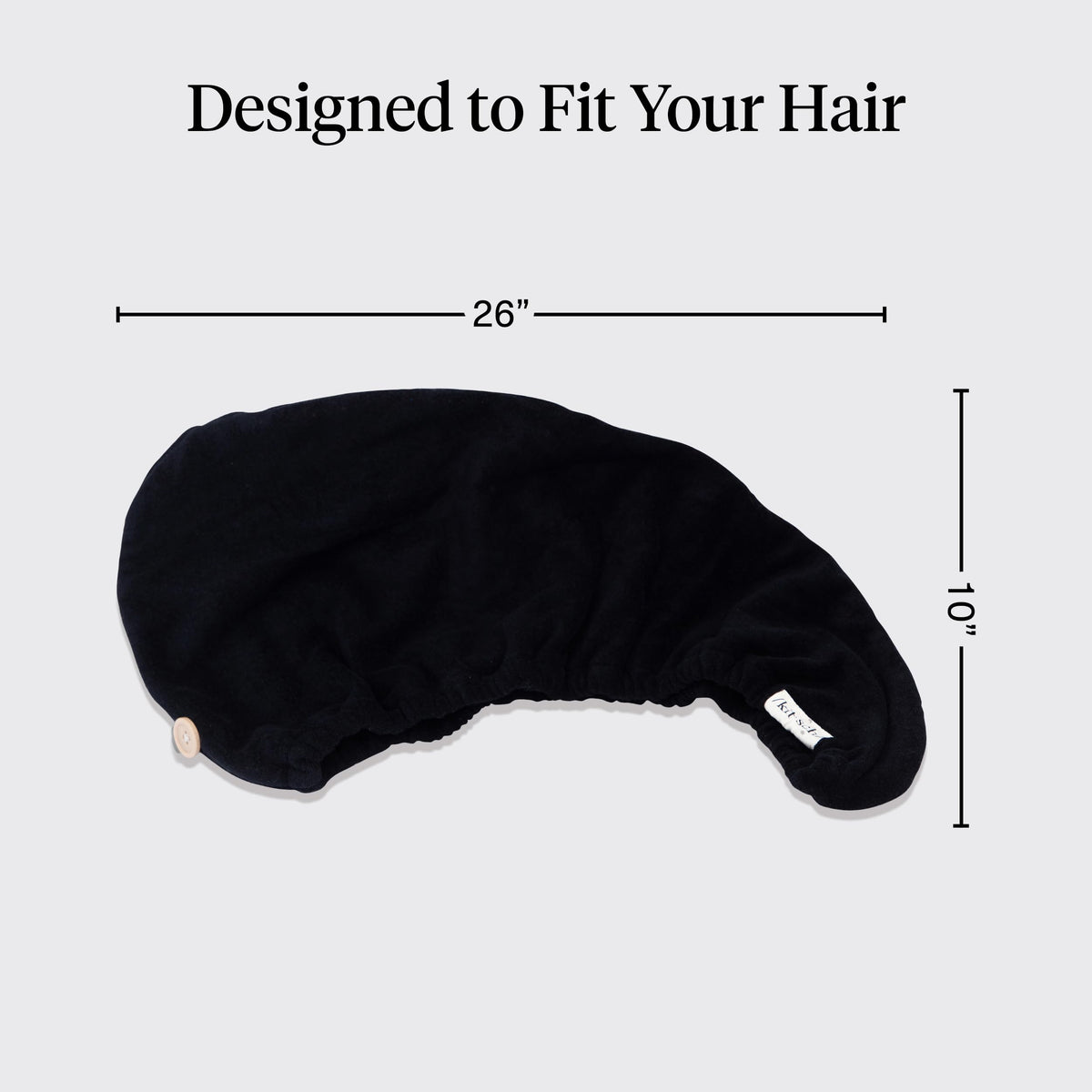 Kitsch twist-and-loop detail showing secure fastening for hands-free multitasking