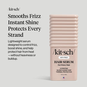 Kitsch serum closeup texture demonstrating fast absorption and weightless feel