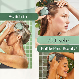 Kitsch shampoo bar with rosemary and biotin ingredients for volume