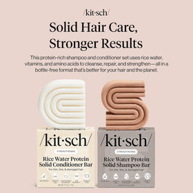 Kitsch shampoo bar producing rich lather for effective cleansing benefit