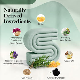 Kitsch shampoo bar producing rich lather to cleanse hair effectively