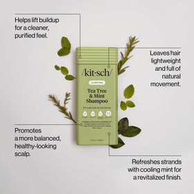 Kitsch shampoo pump close-up highlighting easy dispensing
