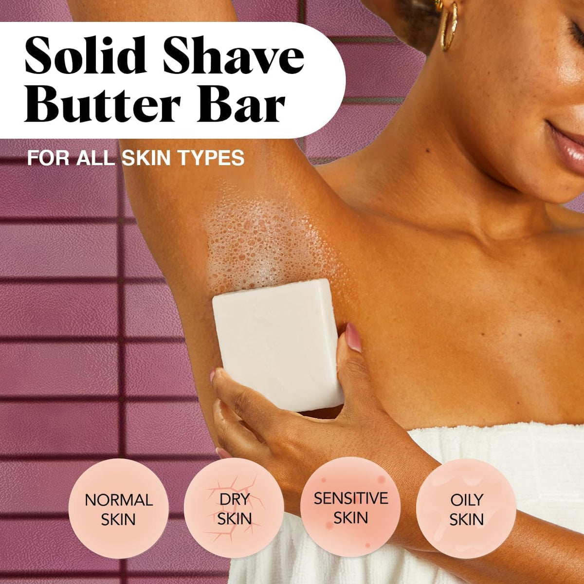 Kitsch shaving bar paired with safety razor for closer, irritation-free shave