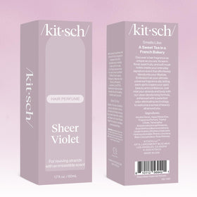 Kitsch back label showing ingredients and clean, conscious formulation benefits