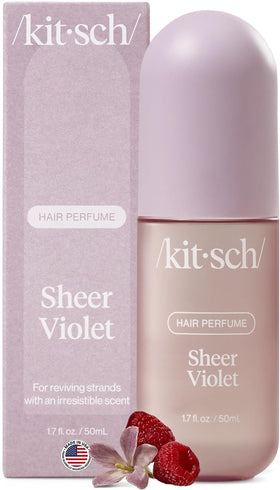 Kitsch front packaging showing sleek 50mL bottle and branding for travel freshness
