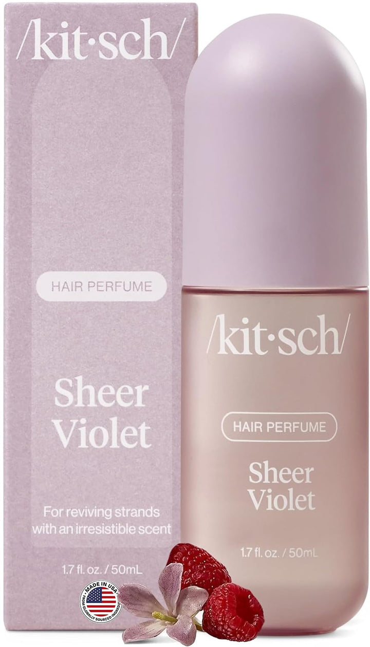 Kitsch front packaging showing sleek 50mL bottle and branding for travel freshness
