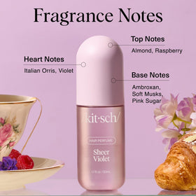 Kitsch liquid texture drop highlighting lightweight formula and non-greasy feel