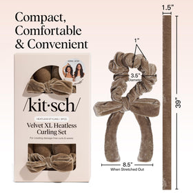 Kitsch rod positioned on pillow showing comfortable overnight wear without pressure