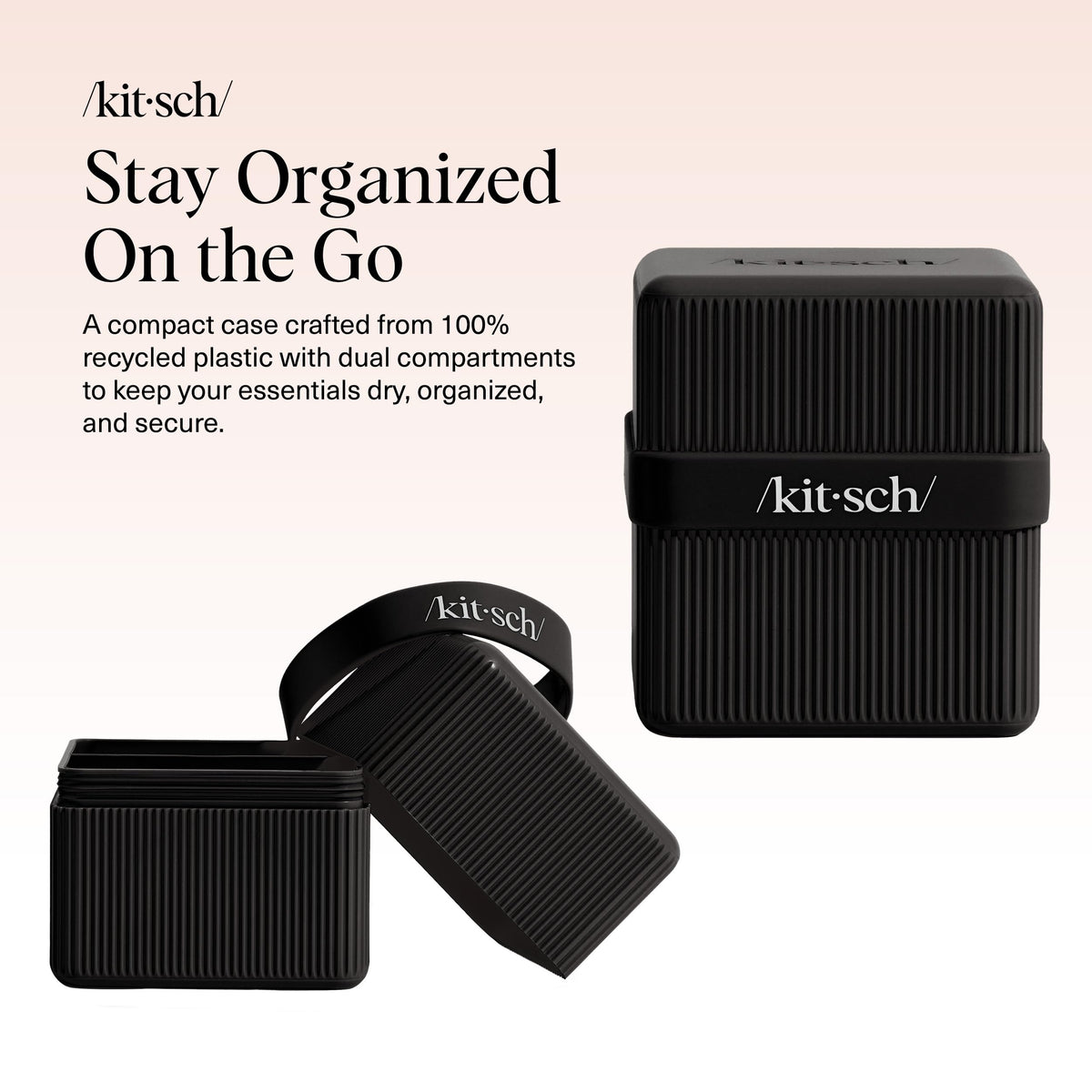 Kitsch silicone band closure detail demonstrating secure seal and leak prevention