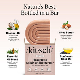 Kitsch bar held in hand to show compact 2.7 oz size