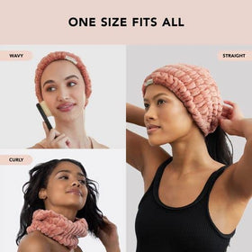 Kitsch folded headband compact for travel and easy packing benefit