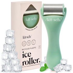 Kitsch mint ice roller front view showing compact cooling design and quick relief