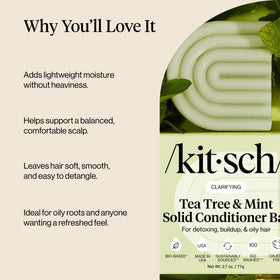 Flatlay of Kitsch sustainable packaging showing reduced-plastic eco benefit